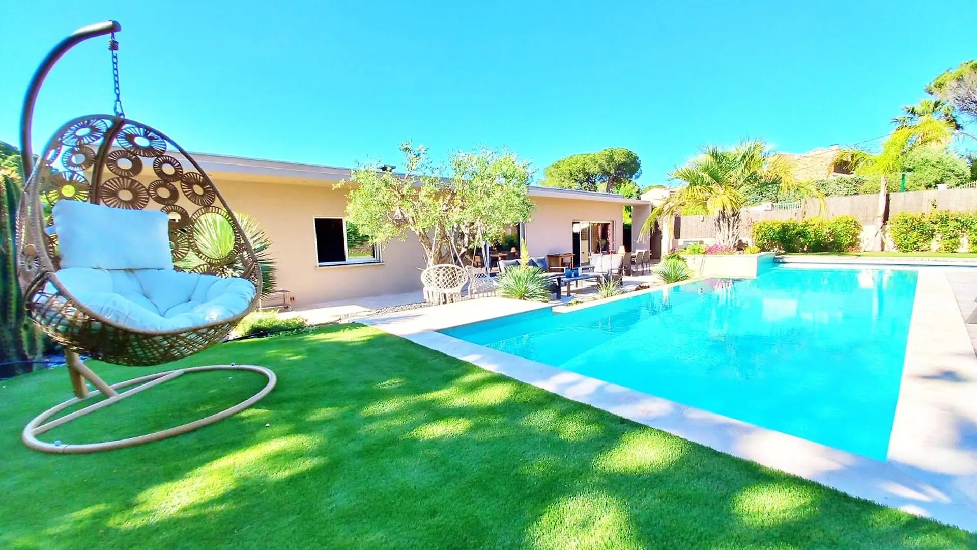 וילה Fréjus Elegante Villa-Piscine-Petanque-Tout Confort