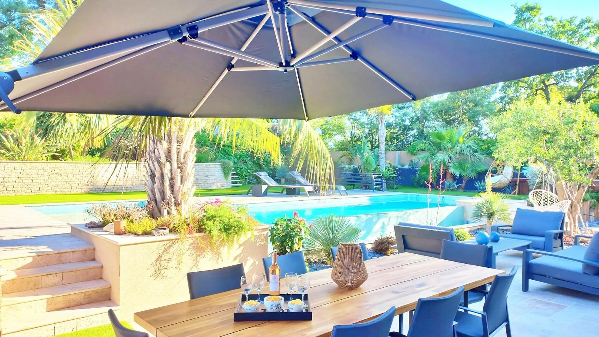 Fréjus Elegante Villa-Piscine-Petanque-Tout Confort וילה